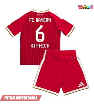 Lacne Dětský Futbalové dres Bayern Munich Joshua Kimmich #6 2026-27 Krátky Rukáv - Domáci (+ trenírky)